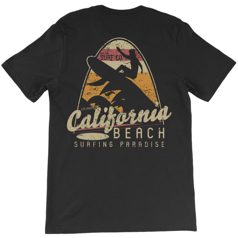 California Beach Surfing Paradise T-Shirt by Heri Iye | Artistshot