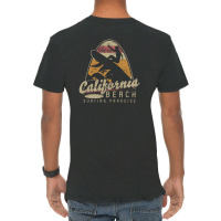 California Beach Surfing Paradise Vintage T-shirt | Artistshot