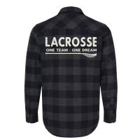 Vintage Lacrosse One Team One Dream Nostalgia Flannel Shirt | Artistshot