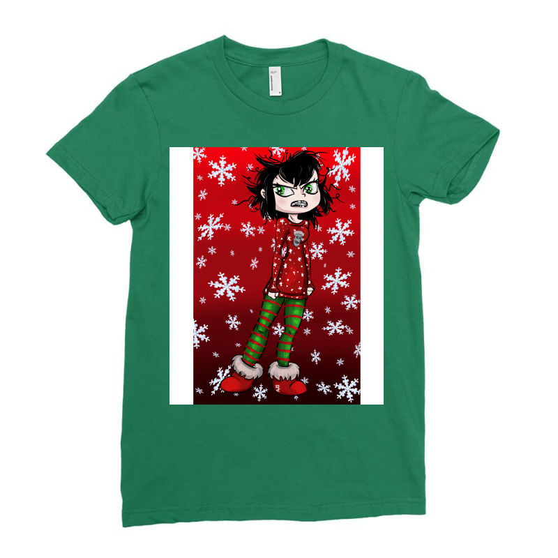 Hotel Transylvania Holidays Tumblr Ladies Fitted T-Shirt by lefdalrumazon | Artistshot