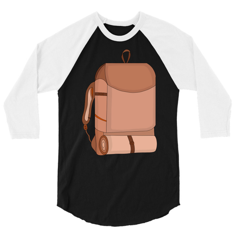 Camping Bag 70s 3/4 Sleeve Shirt | Artistshot