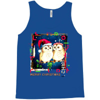 Merry Christmas Owls Music Tank Top | Artistshot