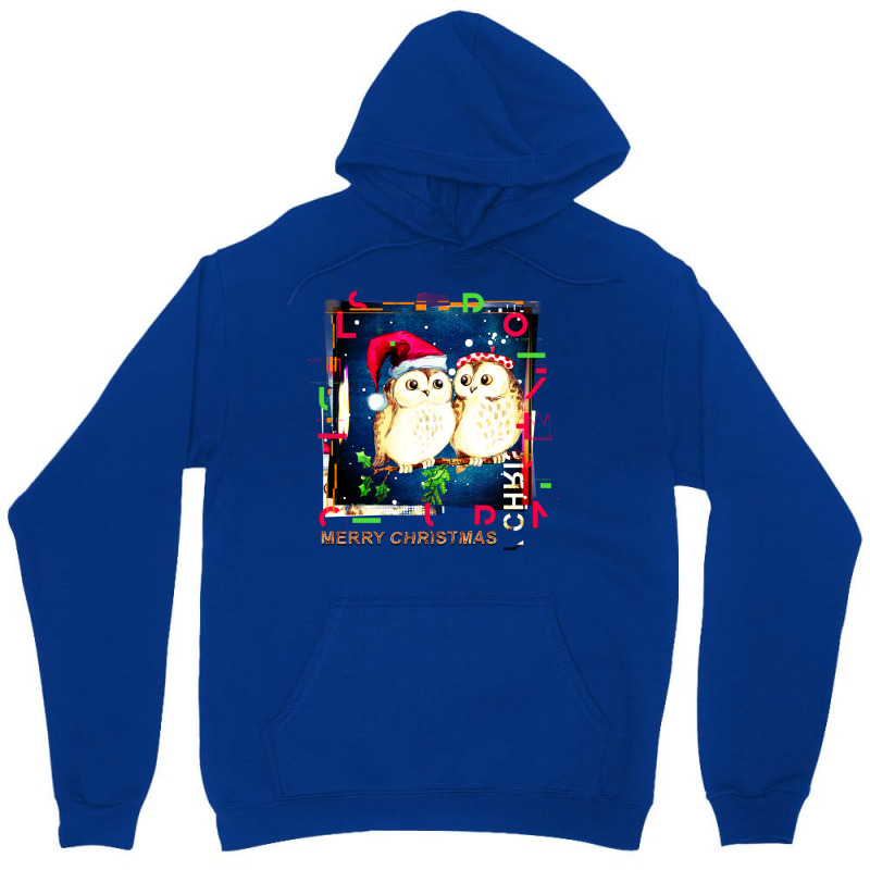 Merry Christmas Owls Music Unisex Hoodie | Artistshot