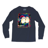 Merry Christmas Owls Music Long Sleeve Shirts | Artistshot