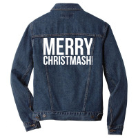 Merry Christmash Retro Men Denim Jacket | Artistshot