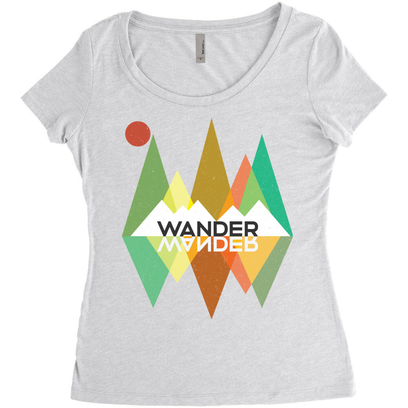 Hiking Wander Trending Women's Triblend Scoop T-shirt by xasbasingiu | Artistshot