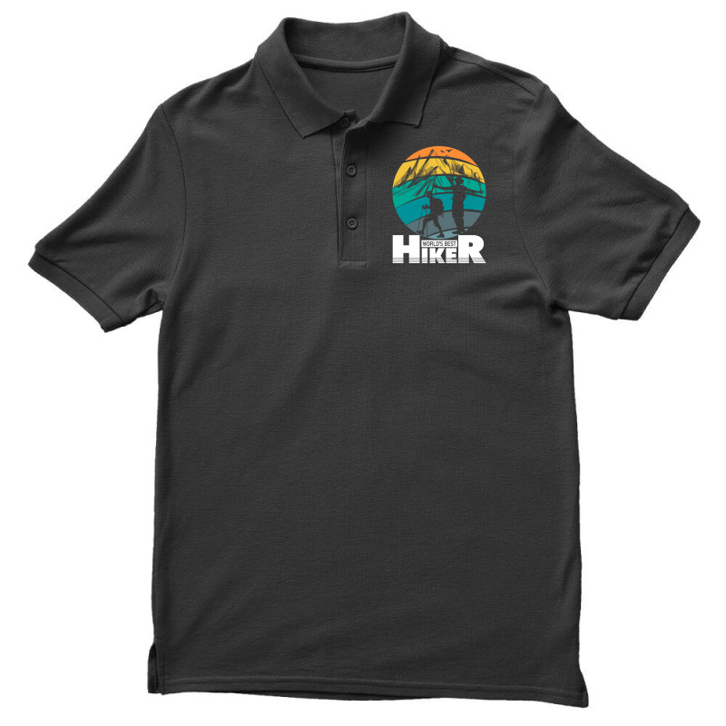 Cute Hiking Lover Gift Nostalgia Men's Polo Shirt by niventriskao | Artistshot