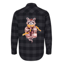 Raccoon Meditates Flannel Shirt | Artistshot