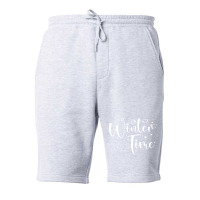 Winter Time Blue Fleece Short | Artistshot