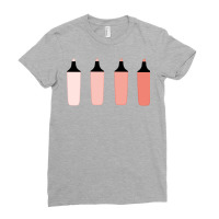 Highlighters Stationery Ladies Fitted T-shirt | Artistshot