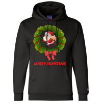 Merry Christmas Santa Baby Green Champion Hoodie | Artistshot