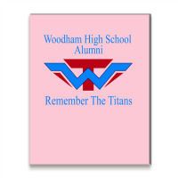 Woodham High Titans Alumni Fl Pensacola Fl Wj Stat Metal Print Vertical | Artistshot