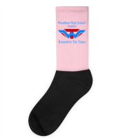 Woodham High Titans Alumni Fl Pensacola Fl Wj Stat Socks | Artistshot