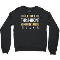 3 People Thruhiking Thru Hiking Hike Hiker Blue Crewneck Sweatshirt | Artistshot