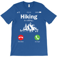 Hiking Is Calling Music T-shirt | Artistshot