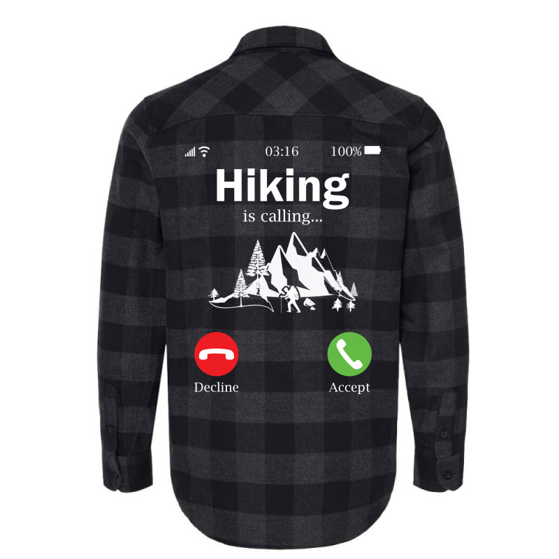 Hiking Is Calling Music Flannel Shirt | Artistshot