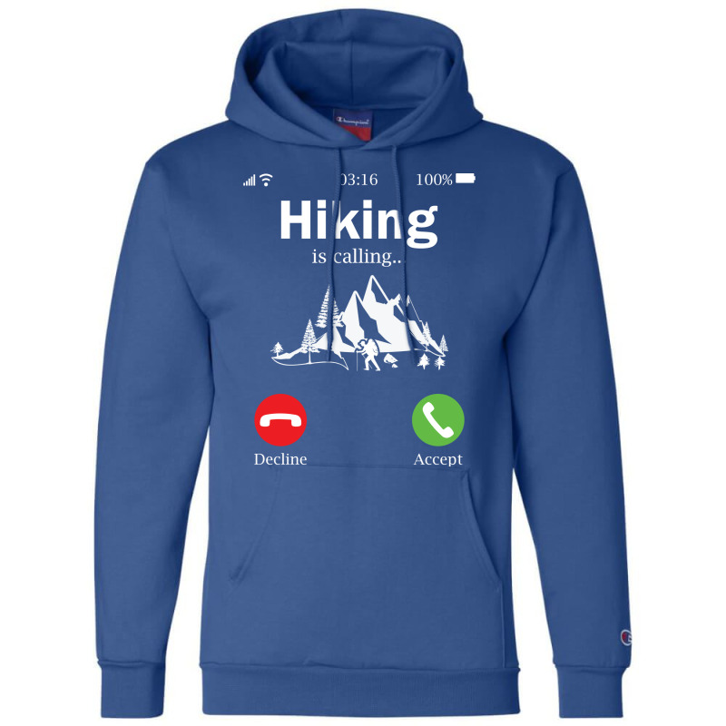 Hiking Is Calling Music Champion Hoodie | Artistshot