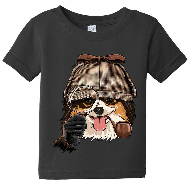 Papillon Detective Papillon Dog Lover 107 Baby Tee by YadrielCarballo | Artistshot