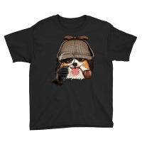 Papillon Detective Papillon Dog Lover 107 Youth Tee | Artistshot