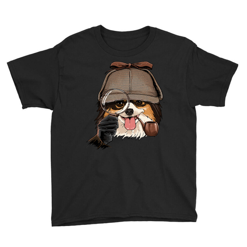 Papillon Detective Papillon Dog Lover 107 Youth Tee by YadrielCarballo | Artistshot