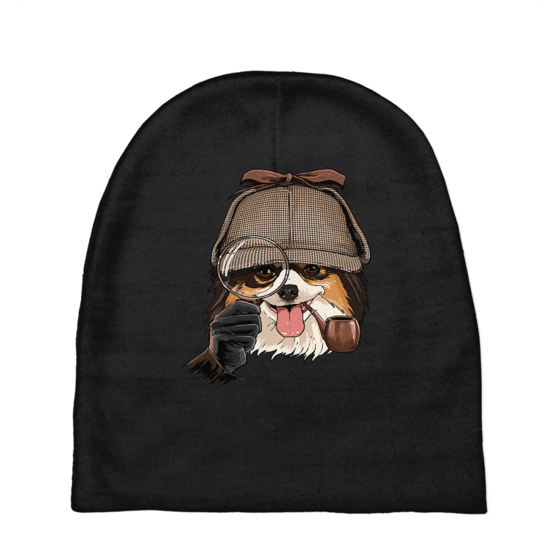 Papillon Detective Papillon Dog Lover 107 Baby Beanies by YadrielCarballo | Artistshot