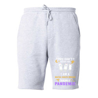 Halloween Boo You Cant Scare Me I Am A Mental Heal Fleece Short | Artistshot