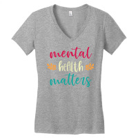 Mental Health Matters Support Ptsd End The Stigma Women's V-neck T-shirt | Artistshot