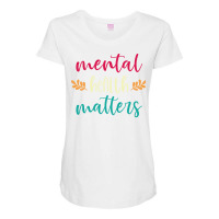 Mental Health Matters Support Ptsd End The Stigma Maternity Scoop Neck T-shirt | Artistshot