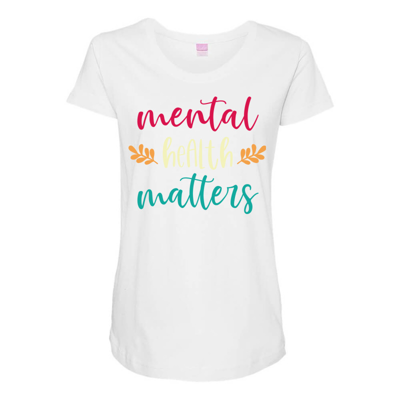 Mental Health Matters Support Ptsd End The Stigma Maternity Scoop Neck T-shirt by ngaenisimobu | Artistshot