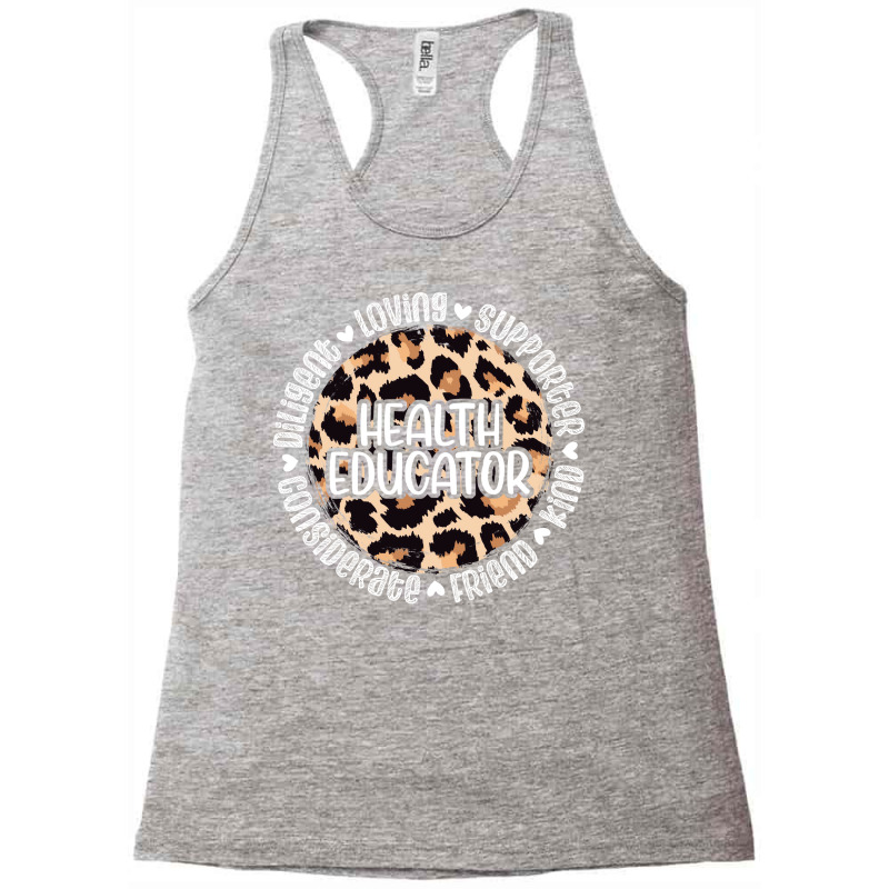 Health Educator Appreciation Nostalgia Racerback Tank by corkercleeren | Artistshot