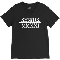 Senior Class Of Mmxxi Love V-neck Tee | Artistshot