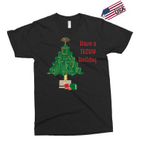 Techy Holiday Blue Exclusive T-shirt | Artistshot