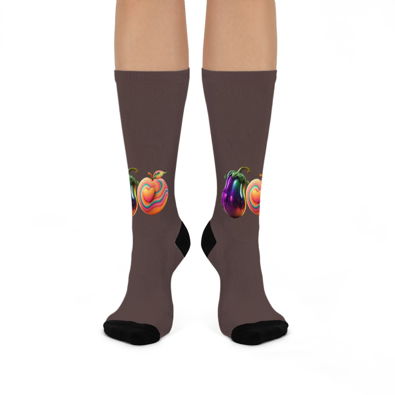 Get Your Daily Fruit And Vedge V1 No Text Boy Crew Socks | Artistshot