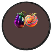 Get Your Daily Fruit And Vedge V1 No Text Boy Round Patch | Artistshot