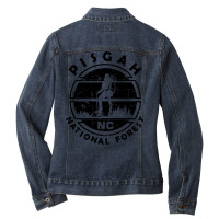 Hiking At Pisgah National Forest Nc North Carolina Ladies Denim Jacket | Artistshot