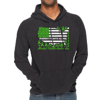 Mental Health Awareness Nobody Fights Alone Americ Vintage Hoodie | Artistshot