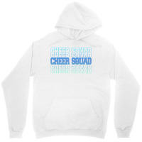 Cheer Squad In Blue Stacked Lettering Travel Unisex Hoodie | Artistshot