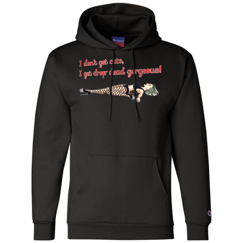 Dead Drop Gorgeous Tumblr Champion Hoodie | Artistshot