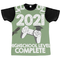 Class 2021 Gaming High School Complete Graduation Graphic T-shirt | Artistshot