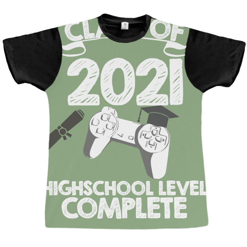 Class 2021 Gaming High School Complete Graduation Graphic T-shirt by strosesimonsf | Artistshot