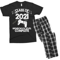 Class 2021 Gaming High School Complete Graduation Men's T-shirt Pajama Set | Artistshot