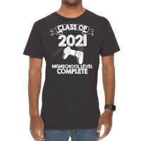 Class 2021 Gaming High School Complete Graduation Vintage T-shirt | Artistshot