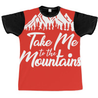 Take Me To The Mountains Retro Graphic T-shirt | Artistshot