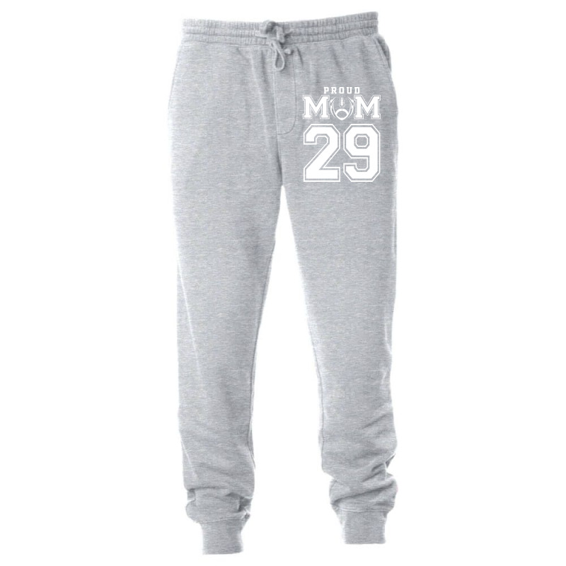 Custom Proud Football Mom Number 29 Personalized F Unisex Jogger by strosesimonsf | Artistshot