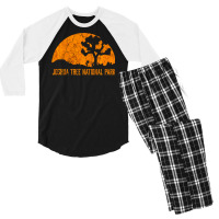 Joshua Tree National Park Hiking Camping Keepsake Men's 3/4 Sleeve Pajama Set | Artistshot