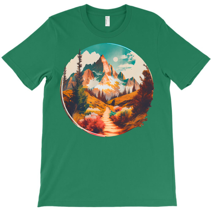 Hiking Trail Into High Alpin Mountain Boy T-shirt | Artistshot