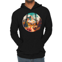 Hiking Trail Into High Alpin Mountain Boy Lightweight Hoodie | Artistshot