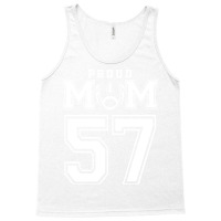 Custom Proud Football Mom Number 57 Personalized F Tank Top | Artistshot