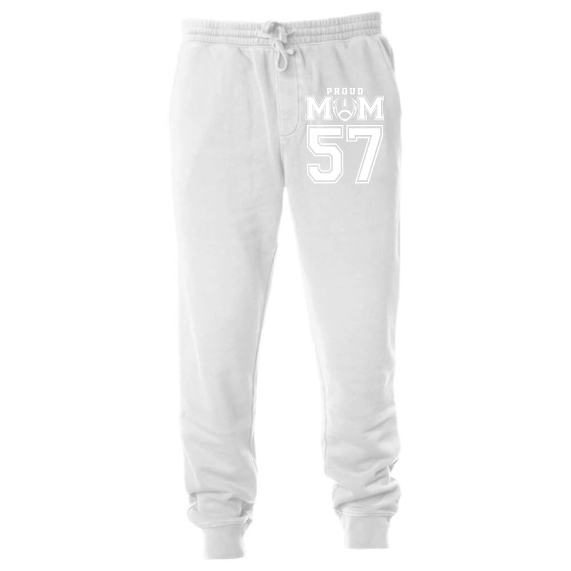 Custom Proud Football Mom Number 57 Personalized F Unisex Jogger by strosesimonsf | Artistshot