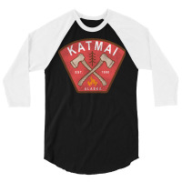 Katmai National Park And Preserve Alaska Travel 3/4 Sleeve Shirt | Artistshot